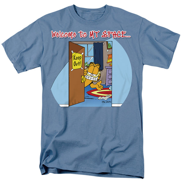 Garfield - Welcome To Myspace Adult Regular Fit Short Sleeve