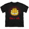 Garfield - Obey Me Youth Short Sleeve
