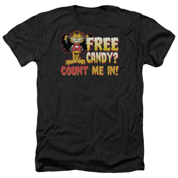 Garfield - Count Me In Adult Regular Fit Heather Short Sleeve
