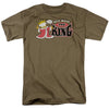 Garfield - All Hail The King Adult Regular Fit Short Sleeve