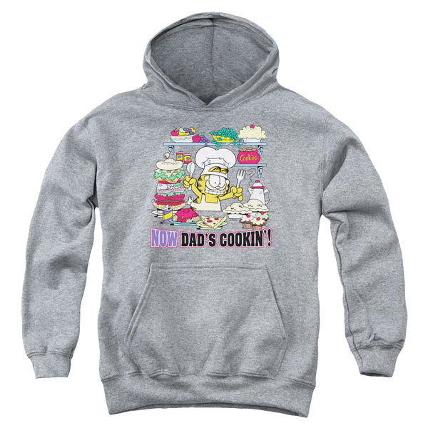Garfield - Now Dads Cooking Youth Hooded Sweatshirt
