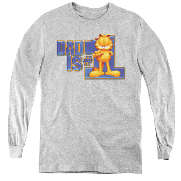 Garfield - Dad Is Number One L - S Youth