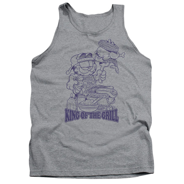 Garfield - King Of The Grill Adult Tank Top