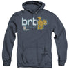 Garfield - Be Right Back Adult Heather Hoodie