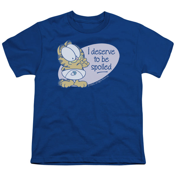 Garfield - Deserve To Be Spoiled Youth Short Sleeve