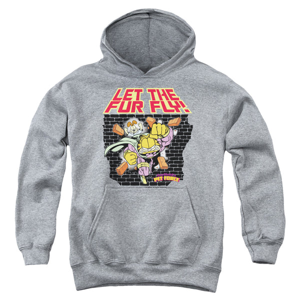 Garfield - Let The Fur Fly Youth Hooded Sweatshirt