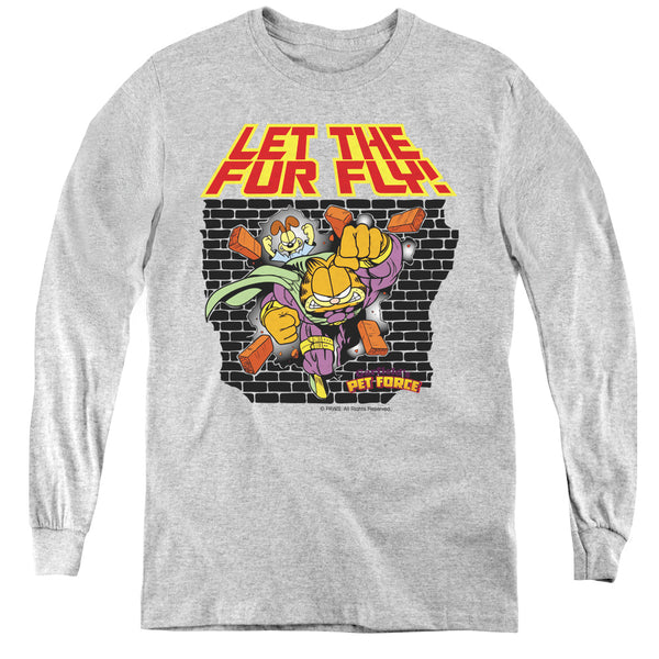 Garfield - Let The Fur Fly L - S Youth