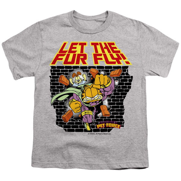 Garfield - Let The Fur Fly Youth Short Sleeve