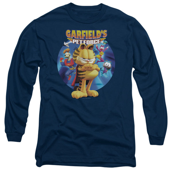 Garfield - Dvd Art Adult Long Sleeve