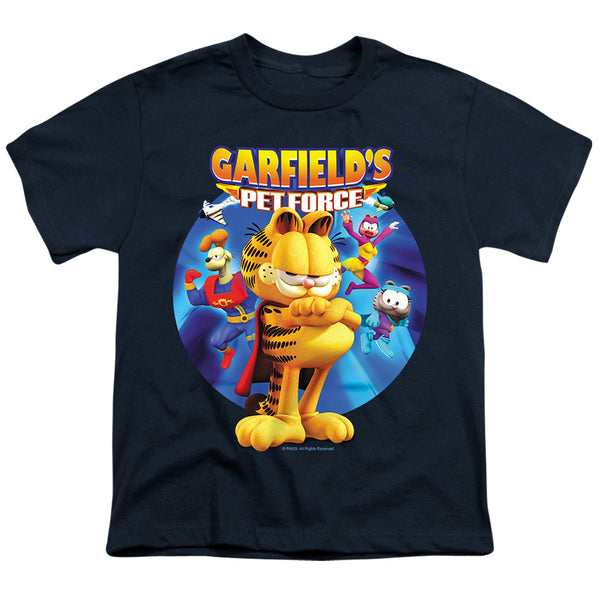 Garfield - Dvd Art Youth Short Sleeve