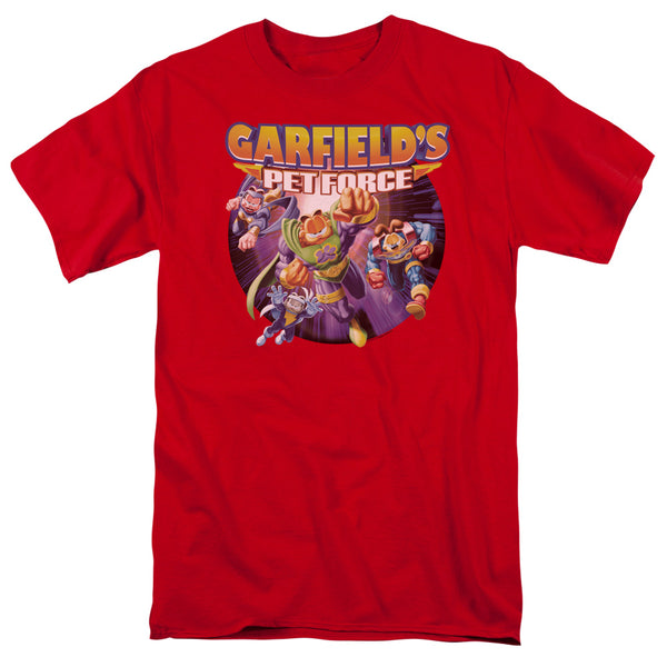 Garfield - Pet Force Four Adult Regular Fit Short Sleeve