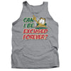 Garfield - Excused Forever Adult Tank Top