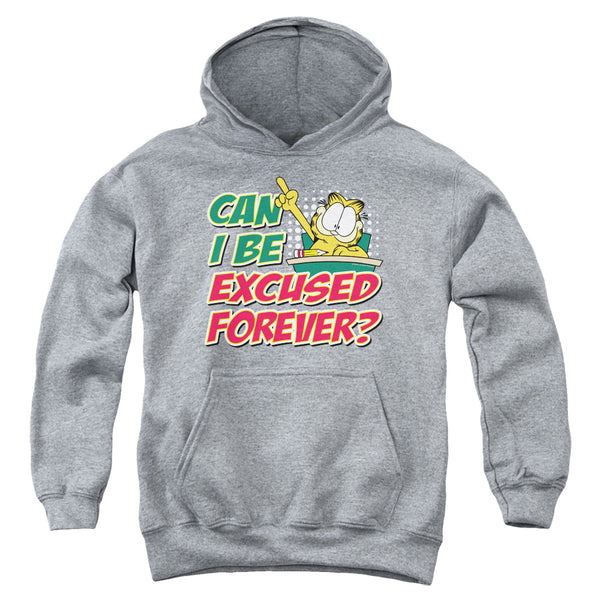 Garfield - Excused Forever Youth Hooded Sweatshirt