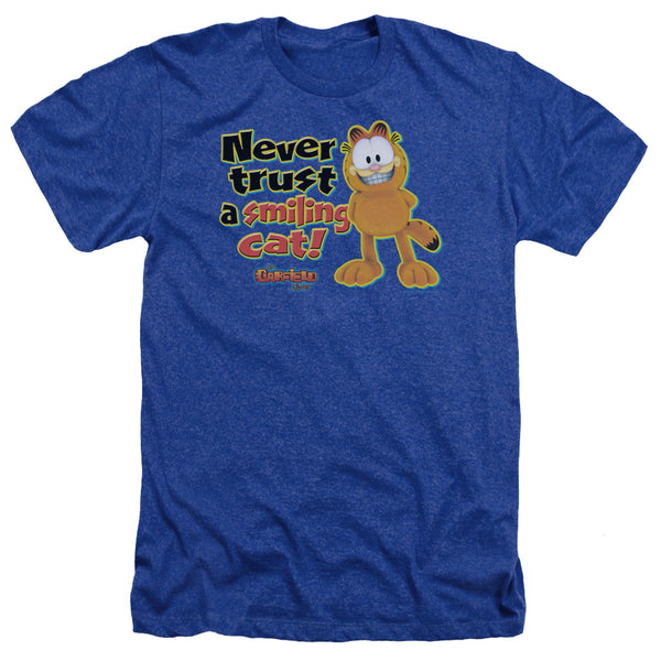 Garfield - Smiling Adult Regular Fit Heather Short Sleeve