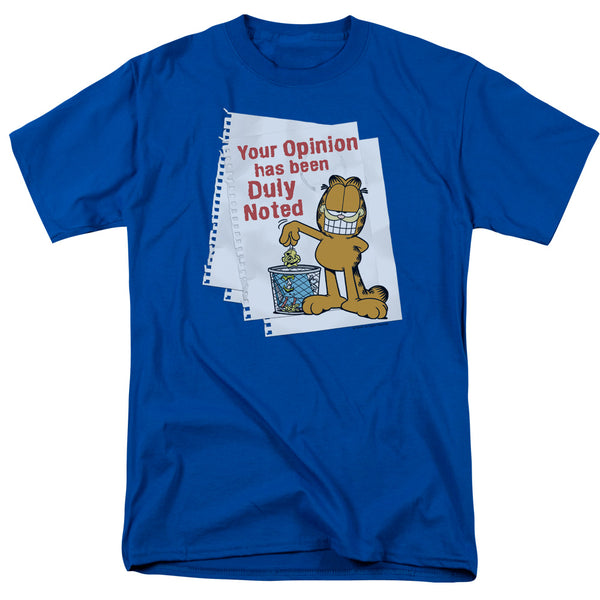 Garfield - Duly Noted Adult Regular Fit Short Sleeve
