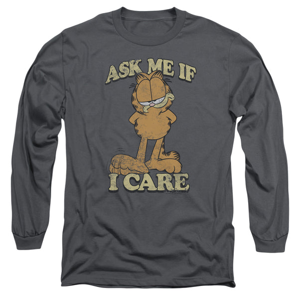 Garfield - Ask Me Adult Long Sleeve