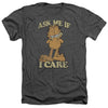 Garfield - Ask Me Adult Regular Fit Heather Short Sleeve