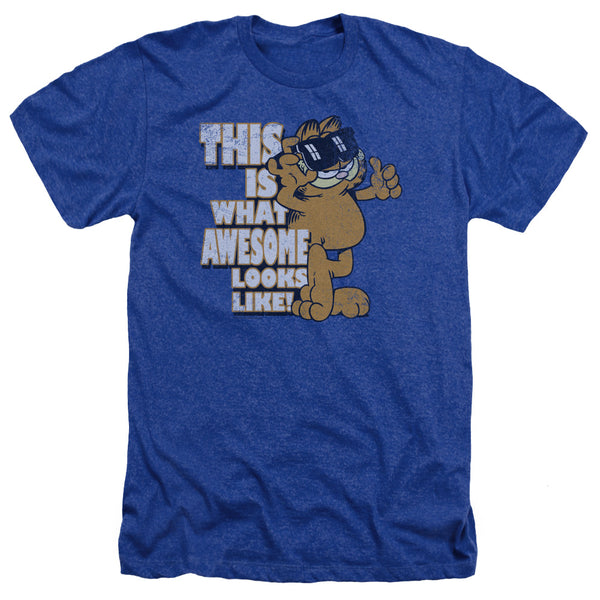 Garfield - Awesome Adult Regular Fit Heather Short Sleeve