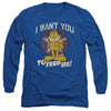 Garfield - I Want You Adult Long Sleeve