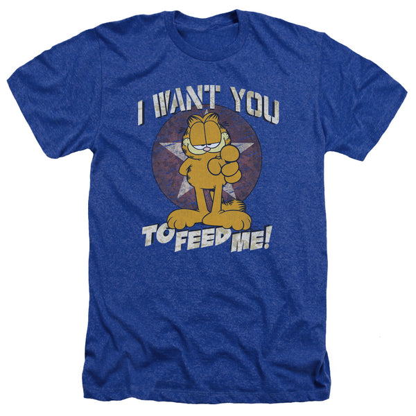 Garfield - I Want You Adult Regular Fit Heather Short Sleeve