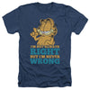 Garfield - Never Wrong Adult Regular Fit Heather Short Sleeve