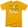 Garfield - Many Faces Adult Regular Fit Short Sleeve