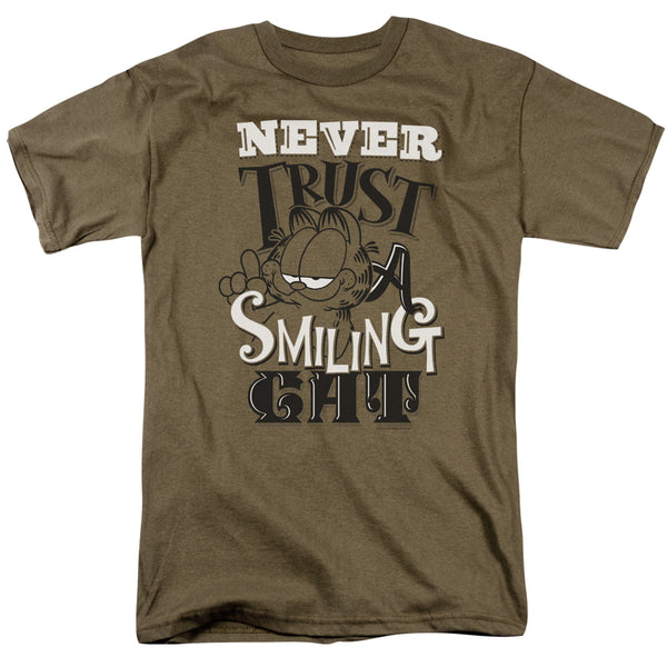Garfield - Never Trust Adult Regular Fit Short Sleeve
