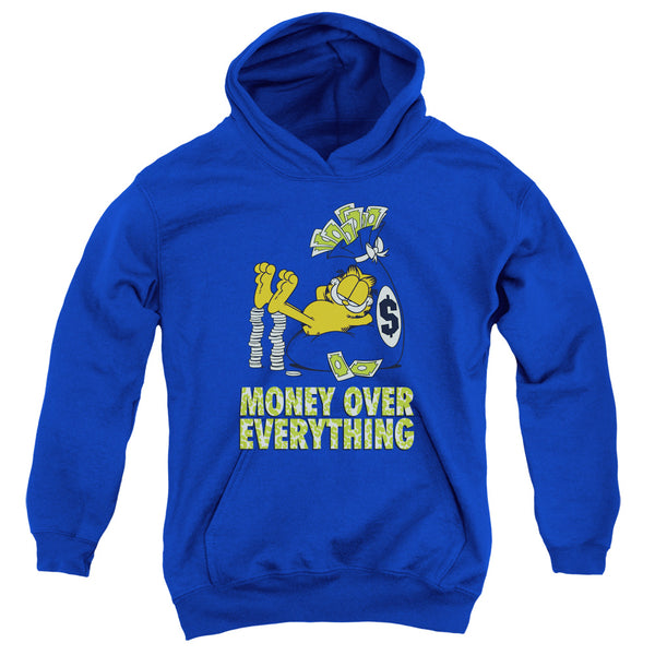Garfield - Money Is Everything Youth Hooded Sweatshirt