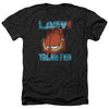 Garfield - Lazy But Talented Distressed Adult Regular Fit Heather Short Sleeve