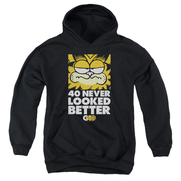 Garfield - 40 Looks Youth Hooded Sweatshirt