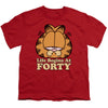 Garfield - Life Begins At Forty Youth Short Sleeve