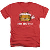 Garfield - Ho Ho Ho Adult Regular Fit Heather Short Sleeve