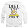 Garfield - Diet Is Die With A T Adult Long Sleeve