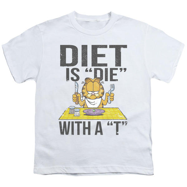 Garfield - Diet Is Die With A T Youth Short Sleeve
