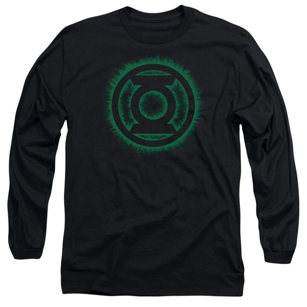 Green Lantern - Green Flame Logo Adult Long Sleeve