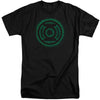 Green Lantern - Green Flame Logo Adult Tall Fit Short Sleeve