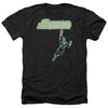 Green Lantern - Energy Construct Logo Adult Regular Fit Heather Short Sleeve