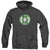 Green Lantern - Green Chrome Logo Adult Heather Hoodie