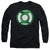 Green Lantern - Green Chrome Logo Adult Long Sleeve