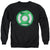 Green Lantern - Green Chrome Logo Adult Crewneck Sweatshirt