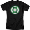 Green Lantern - Green Chrome Logo Adult Tall Fit Short Sleeve