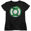 Green Lantern - Green Chrome Logo Women's Short Sleeve