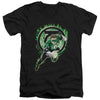 Green Lantern - Space Cop Adult Slim Fit V Neck Cotton