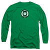 Green Lantern - Scribble Lantern Logo Adult Long Sleeve