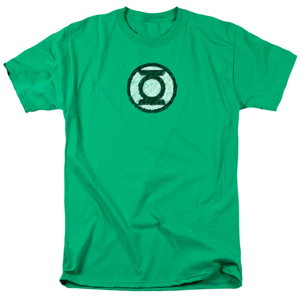 Green Lantern - Scribble Lantern Logo Adult Regular Fit Short Sleeve