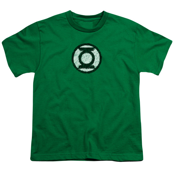 Green Lantern - Scribble Lantern Logo Youth Short Sleeve