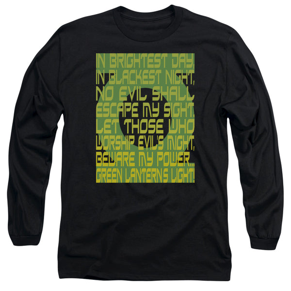 Green Lantern - Green Lantern Oath Adult Long Sleeve