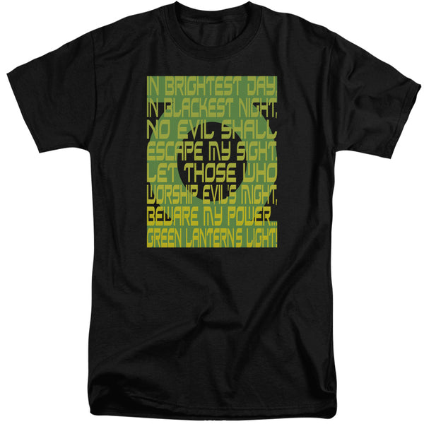 Green Lantern - Green Lantern Oath Adult Tall Fit Short Sleeve