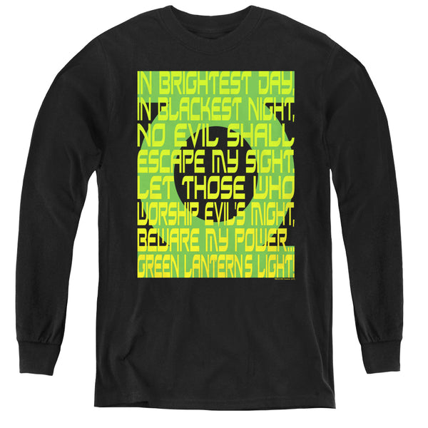 Green Lantern - Green Lantern Oath L - S Youth