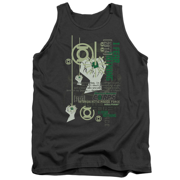 Green Lantern - Core Strength Adult Tank Top